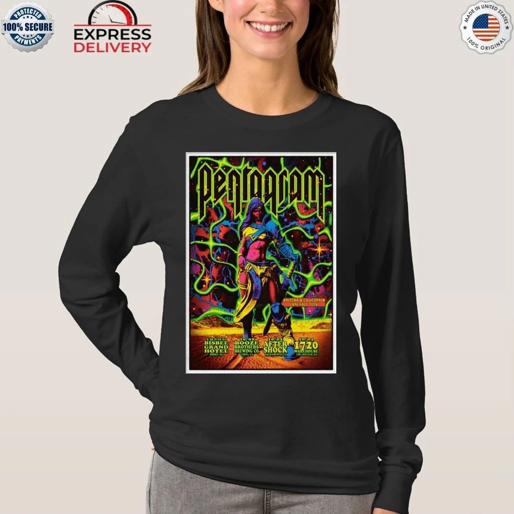 Pentagram Arizona And California Late Fall 2026 Tour Shirt