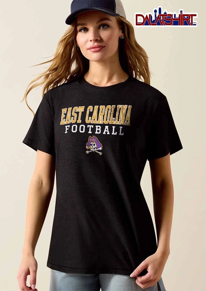 East Carolina Pirates NCAA Football Skull Hat Crossed Bones shirt