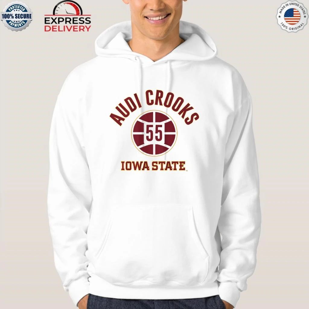 Iowa State Basketball Audi Crooks Name Number Ball Shirt