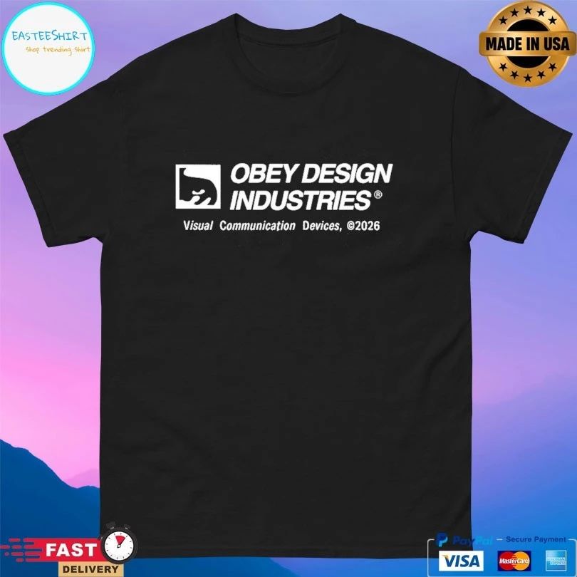 Obey Design Industries Visual Communication Devices 2026 T-shirt