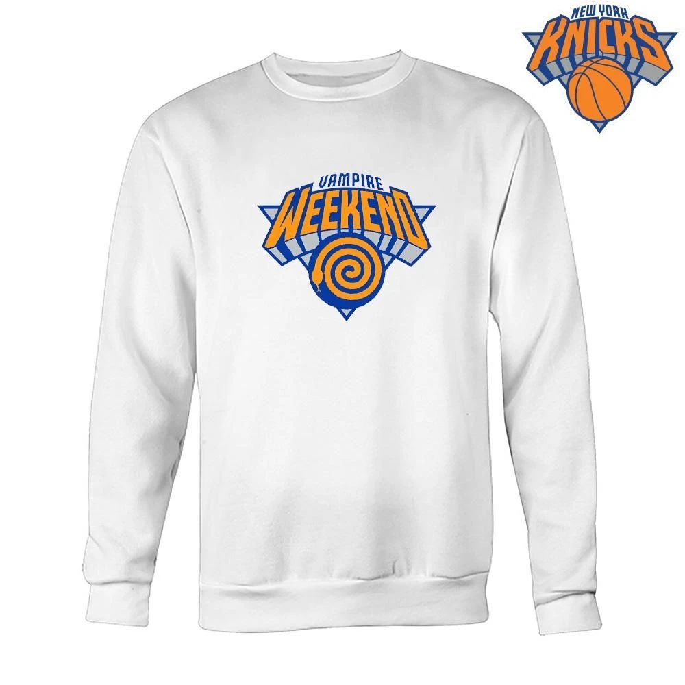 New York Knicks Champions NBA 2026 Vampire Weekend Style Logo Snake Basketball Shirt