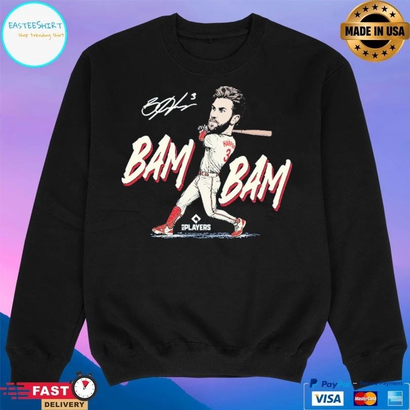 Bryce Harper Philadelphia Phillies Mlb Royal Bam Bam T-shirts
