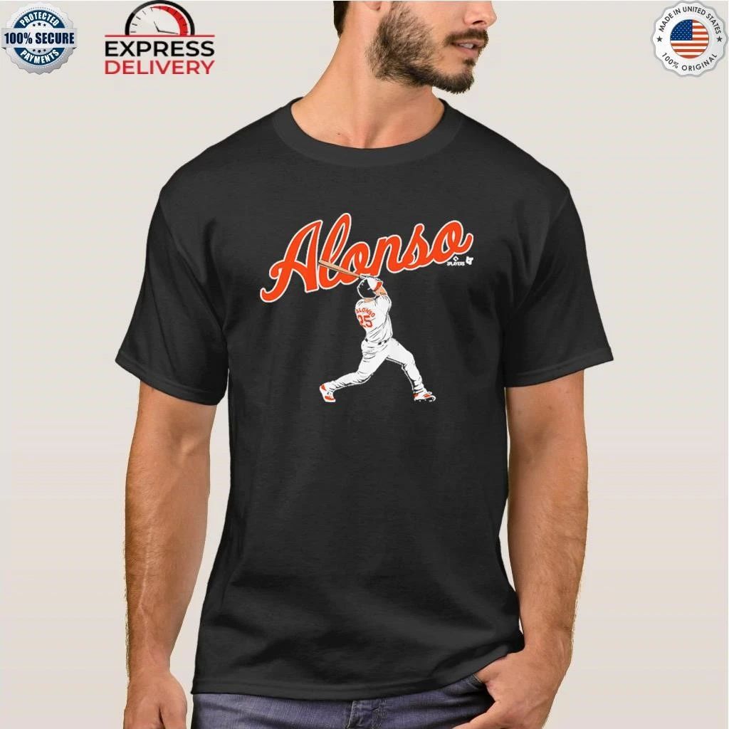 Pete Alonso Baltimore Slugger Swing Shirt