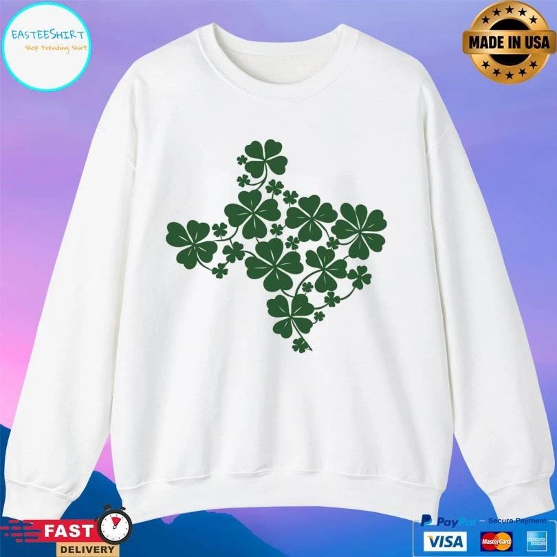 St Patrick’s Day Shamrock Texas T-shirts