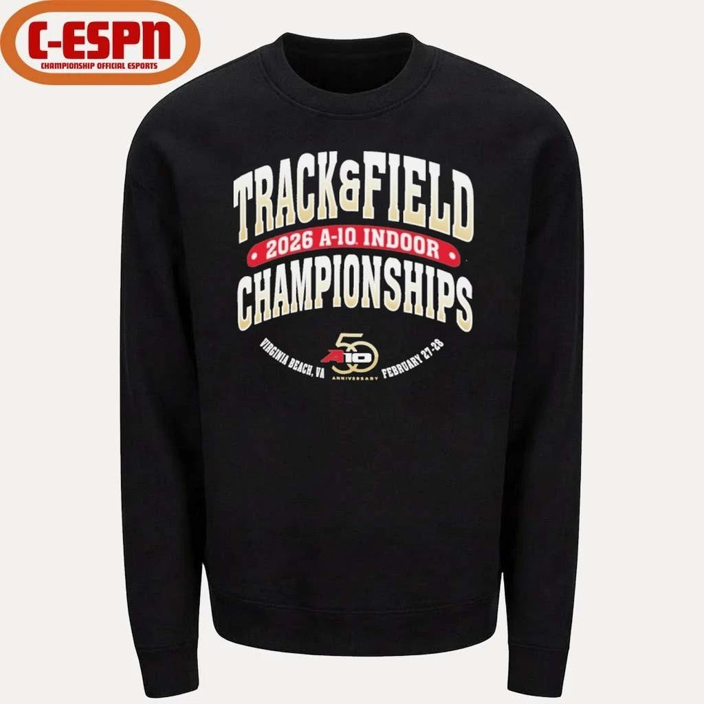 Virginia Beach, VA 2026 A-10 Indoor Track & Field Championship T-Shirt