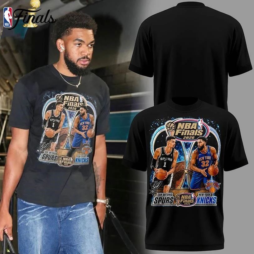 New York Knicks x San Antonio Spurs NBA Finals 2026 Edition Shirt