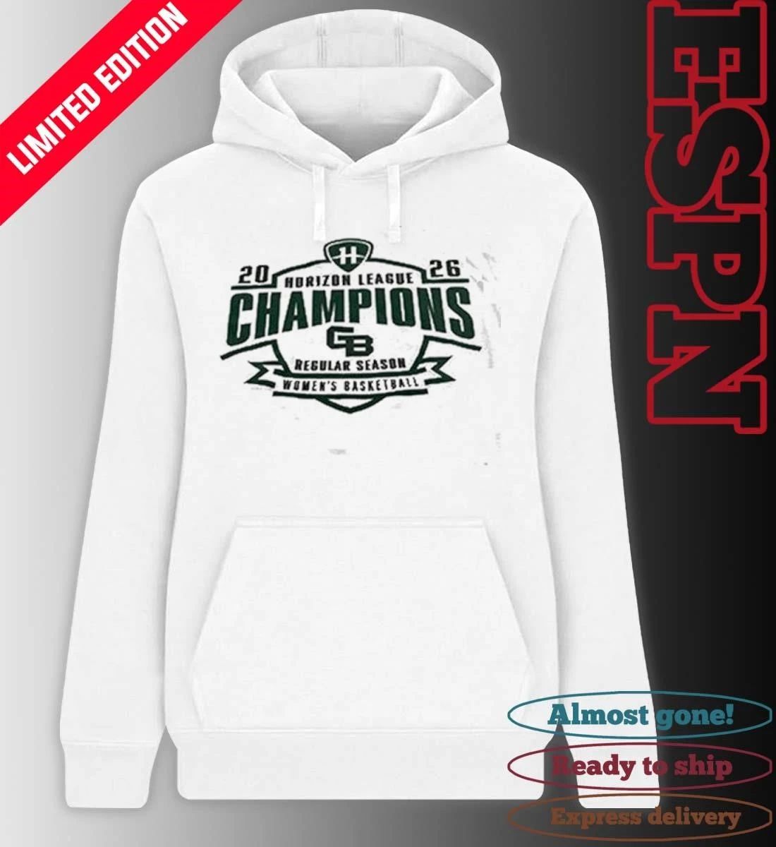 Green Bay Phoenix 2026 Horizon League Women’s Basketball Regular Season Champions T-Shirt
