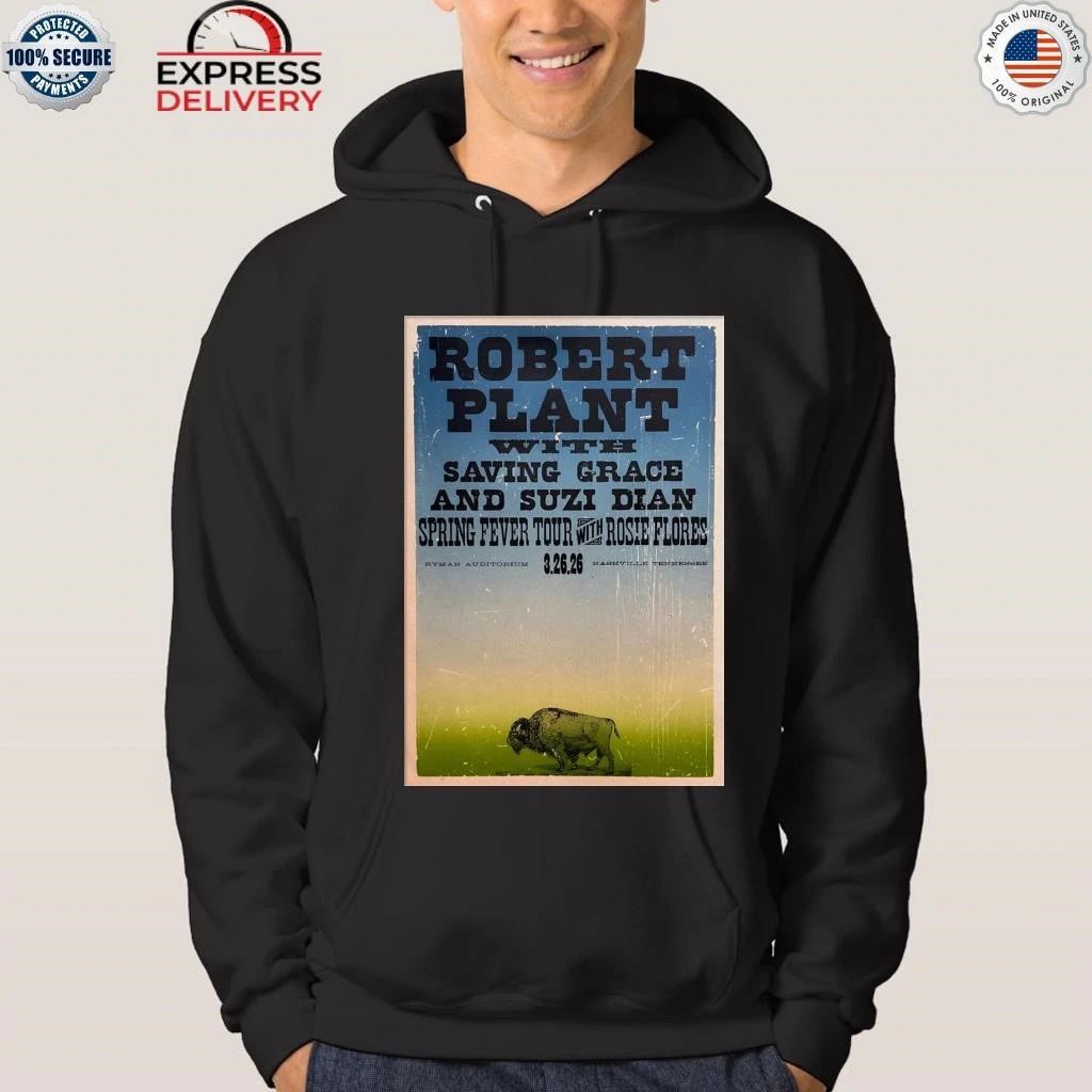Robert Plant 3 26 2026 Nashville, TN Shirt