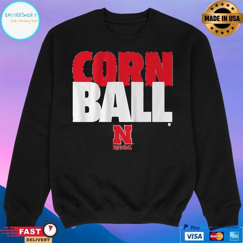 Nebraska Cornhuskers Men’s Basketball Corn Ball T-shirt