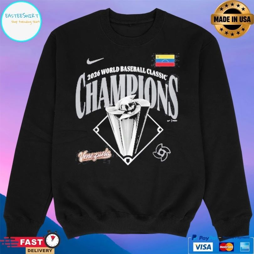 Venezuela Baseball 2026 World Baseball Classic Champions T-shirts