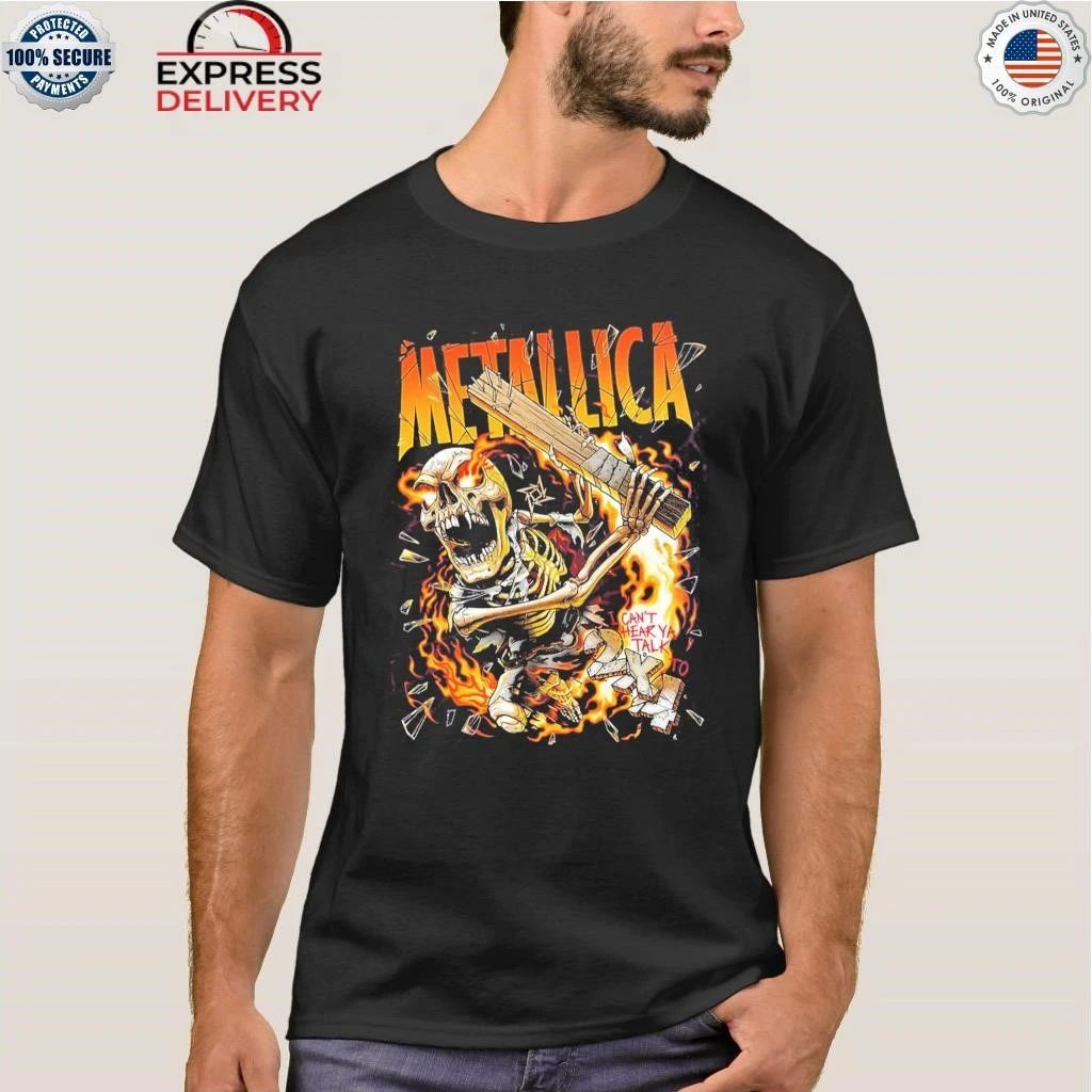 Metallica Load I Can’t Hear Ya Talk To 2 X 4 Art By Andrew Cremeans Load Series Shirt