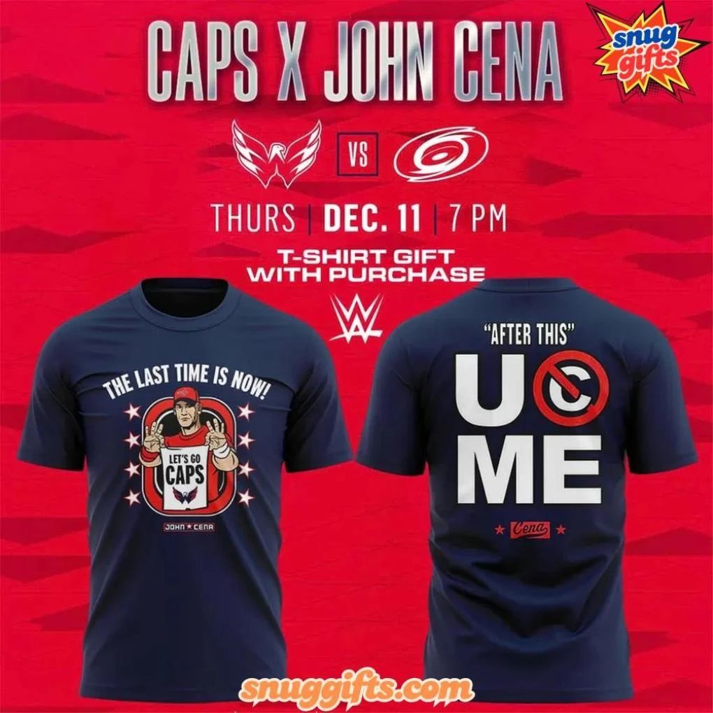 Washington Capitals x John Cena Special Shirt