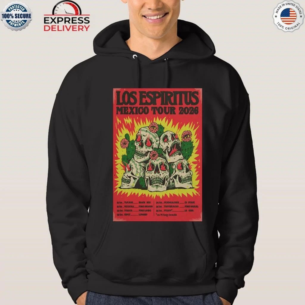 Los Espiritus Mexico 2026 Shows Shirt
