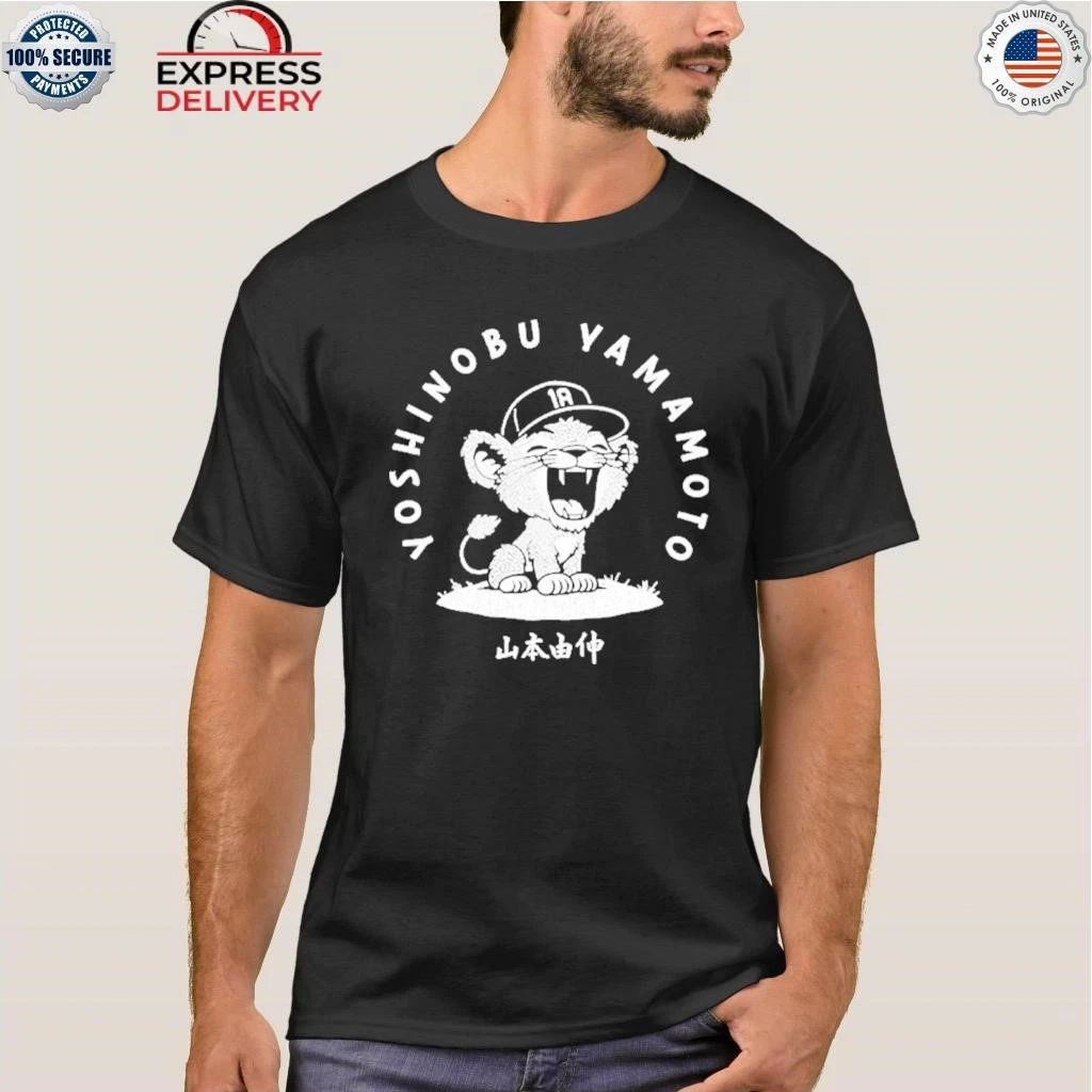 Yoshinobu Yamamoto Baby Lion Los Angeles Dodgers Shirt