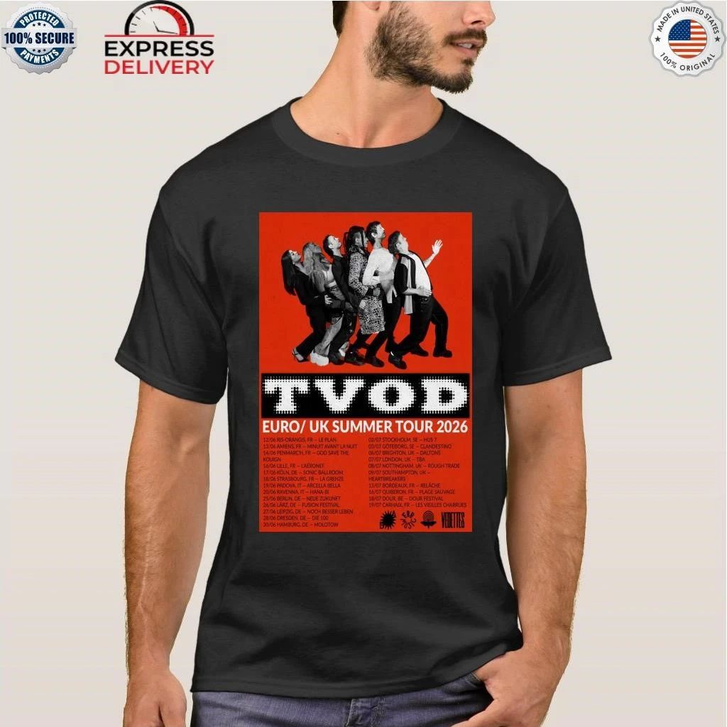 TVOD 2026 Summer Tour Europe UK Shirt
