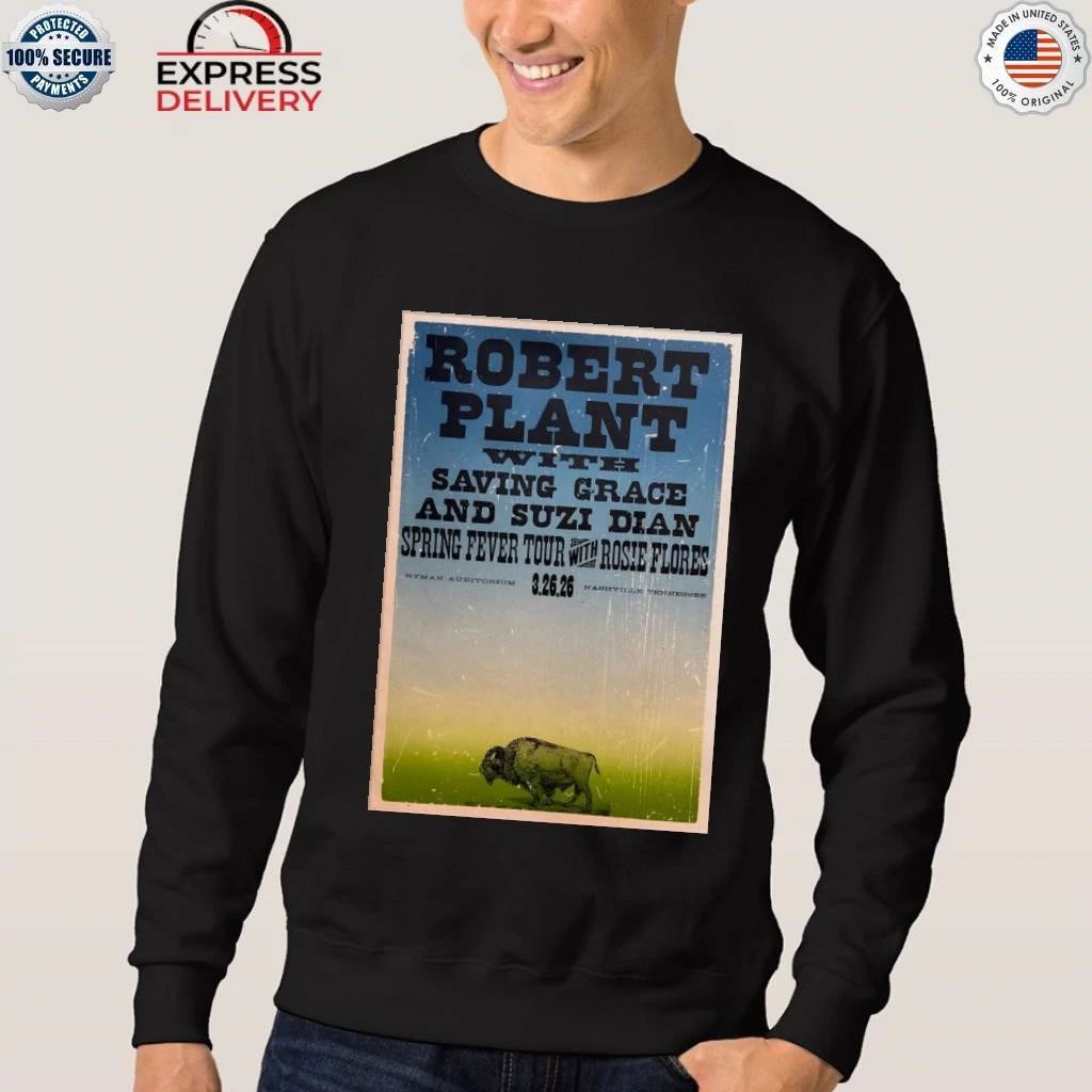 Robert Plant 3 26 2026 Nashville, TN Shirt