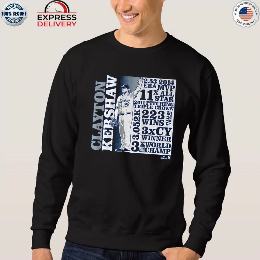 Clayton Kershaw GOAT List Shirt
