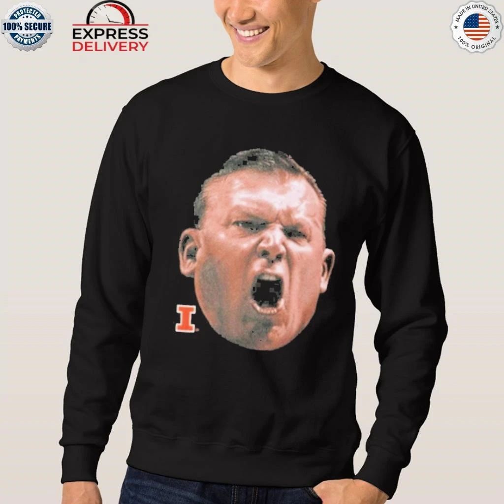 Illinois Bret Bielema Big Face Shirt