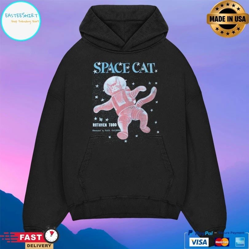 Space Cat By Ruthven Todd T-shirt