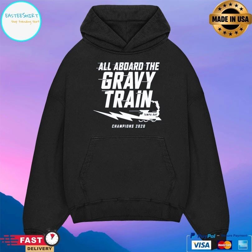 All Aboard The Gravy Train Tampa Bay Champions 2020 T-shirt