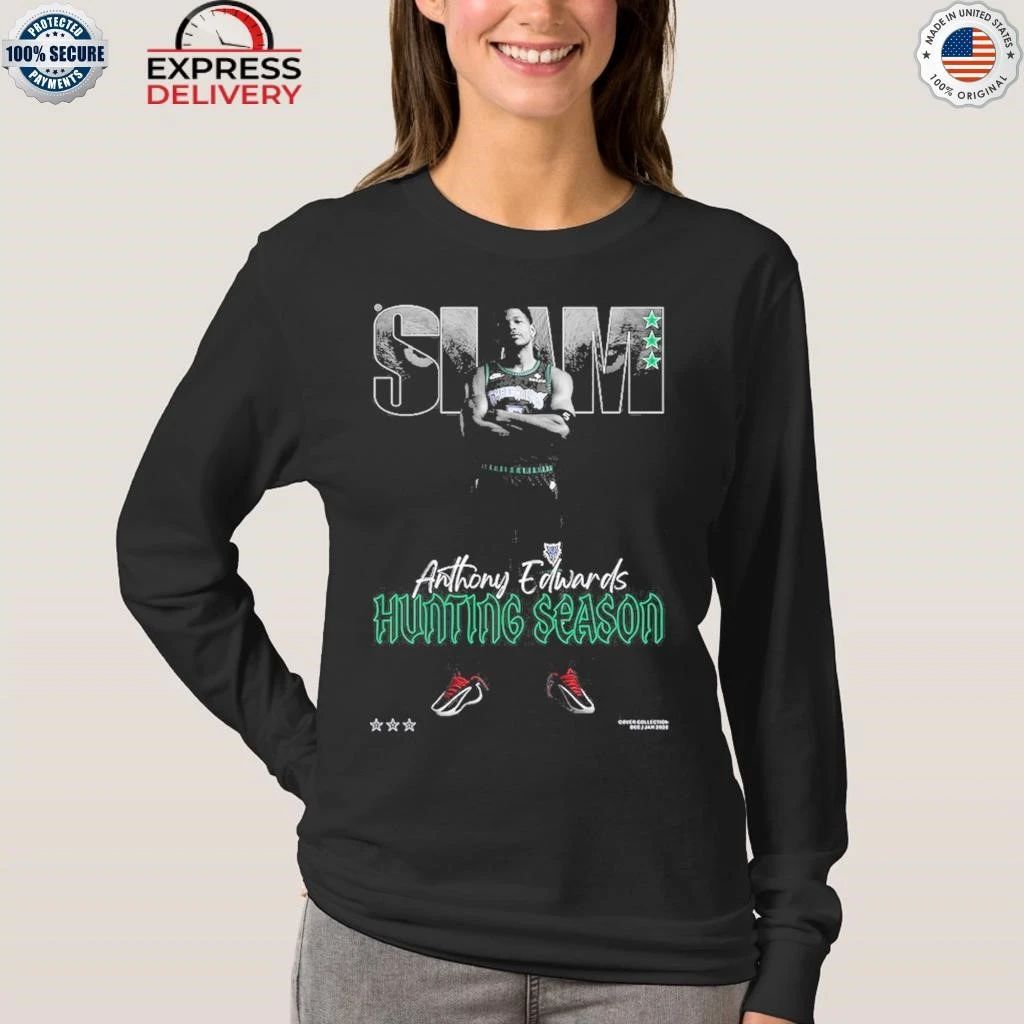 Anthony Edwards Minnesota Timberwolves SLAM Cover Shirt