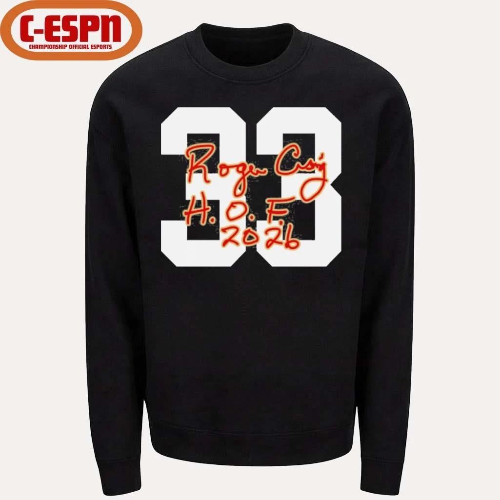 33 Roger Craig 49ers Class of 2026 Elected Signature T-Shirt