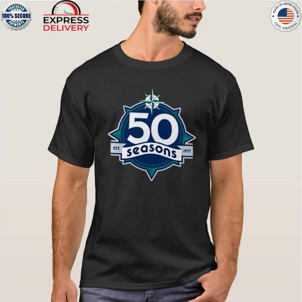 Seattle Mariners 50 Seasons Celebrate 1977 2026 Shirt