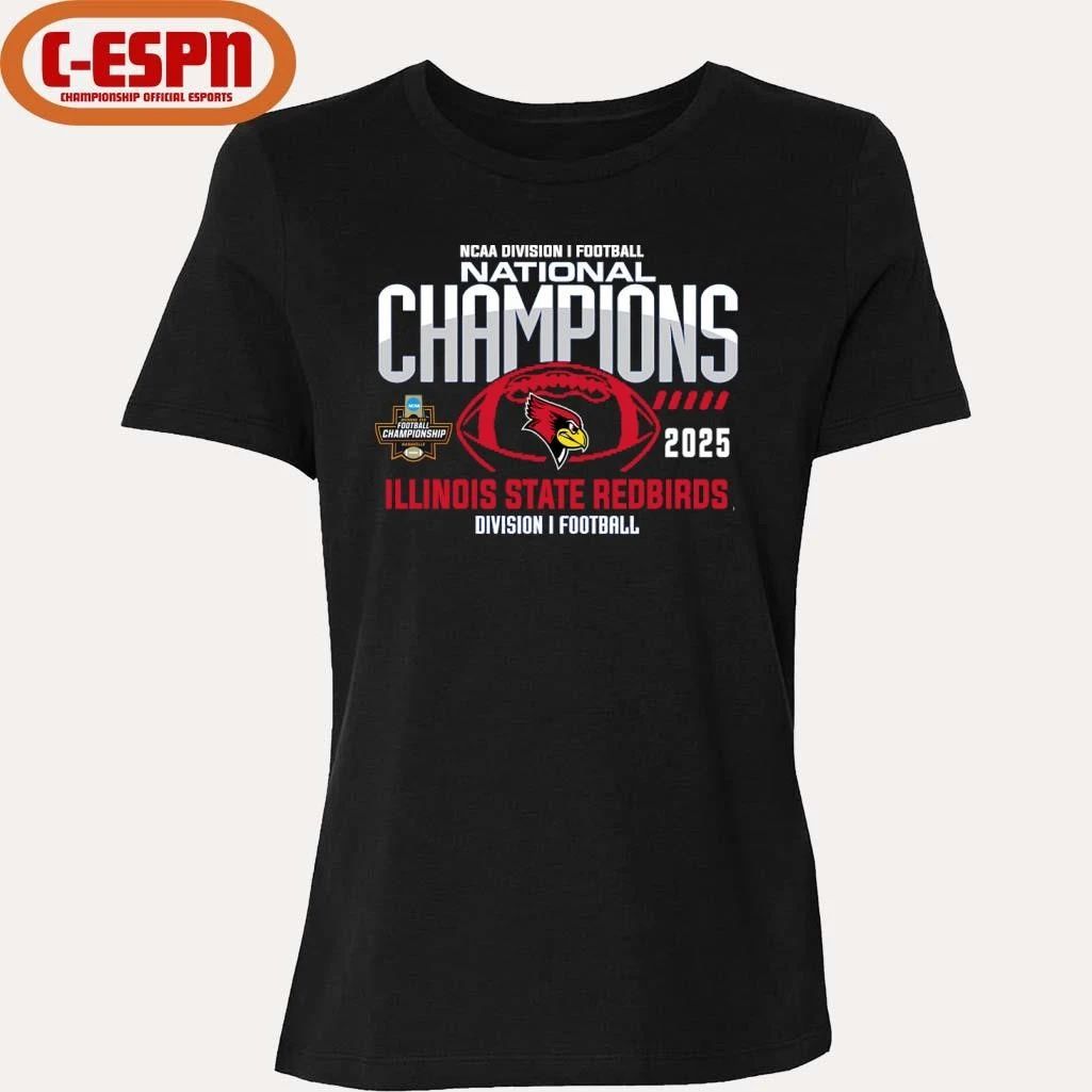 Illinois State Redbirds 2025 NCAA Division I Football National Champions T-Shirt