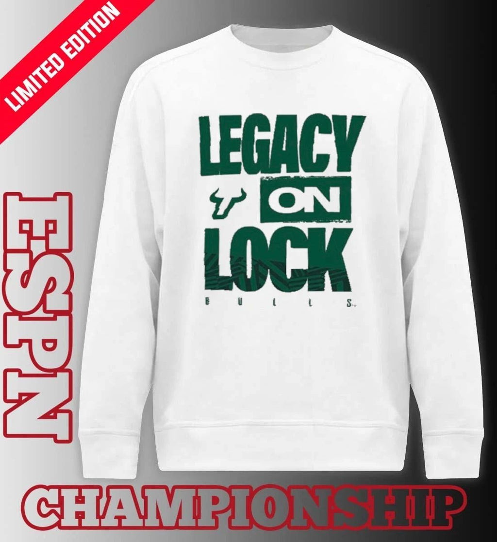 South Florida Bulls Basketball Legacy On Lock Bench T-Shirt