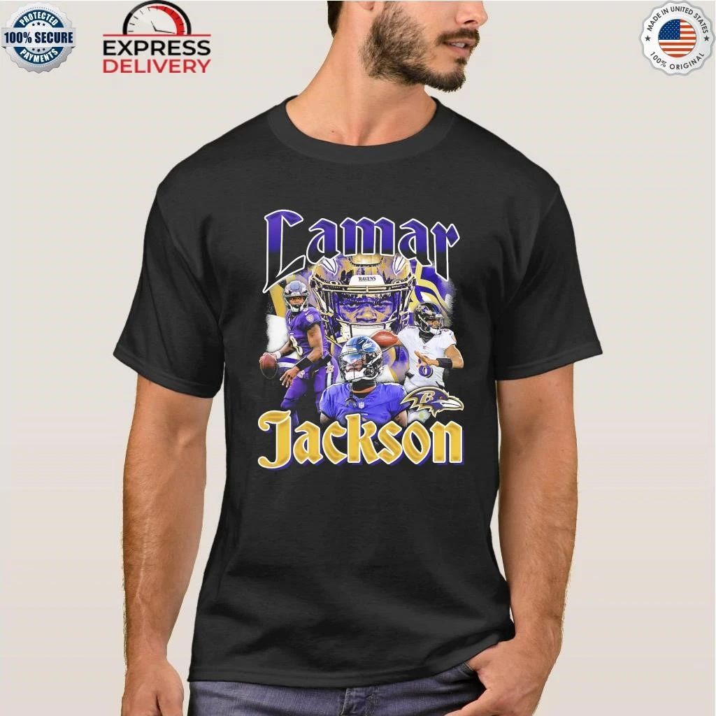 Baltimore Ravens Lamar Jackson Black Notorious Shirt