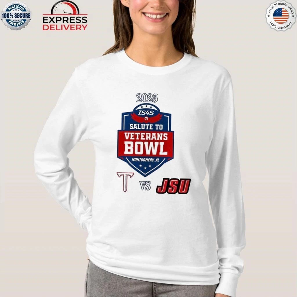Is4s Salute To Veterans Bowl 2025 Troy Trojans Vs Jacksonville State Gamecocks Matchup On December 16 2025 Shirt