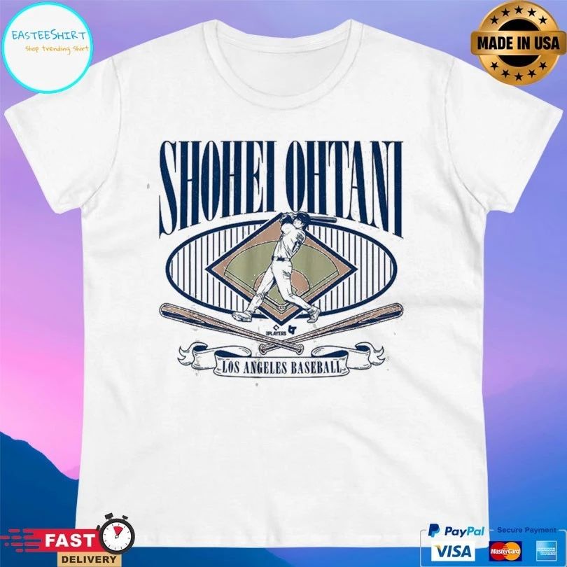 Shohei Ohtani Los Angeles Dodgers Baseball Diamond Standouts T-shirts