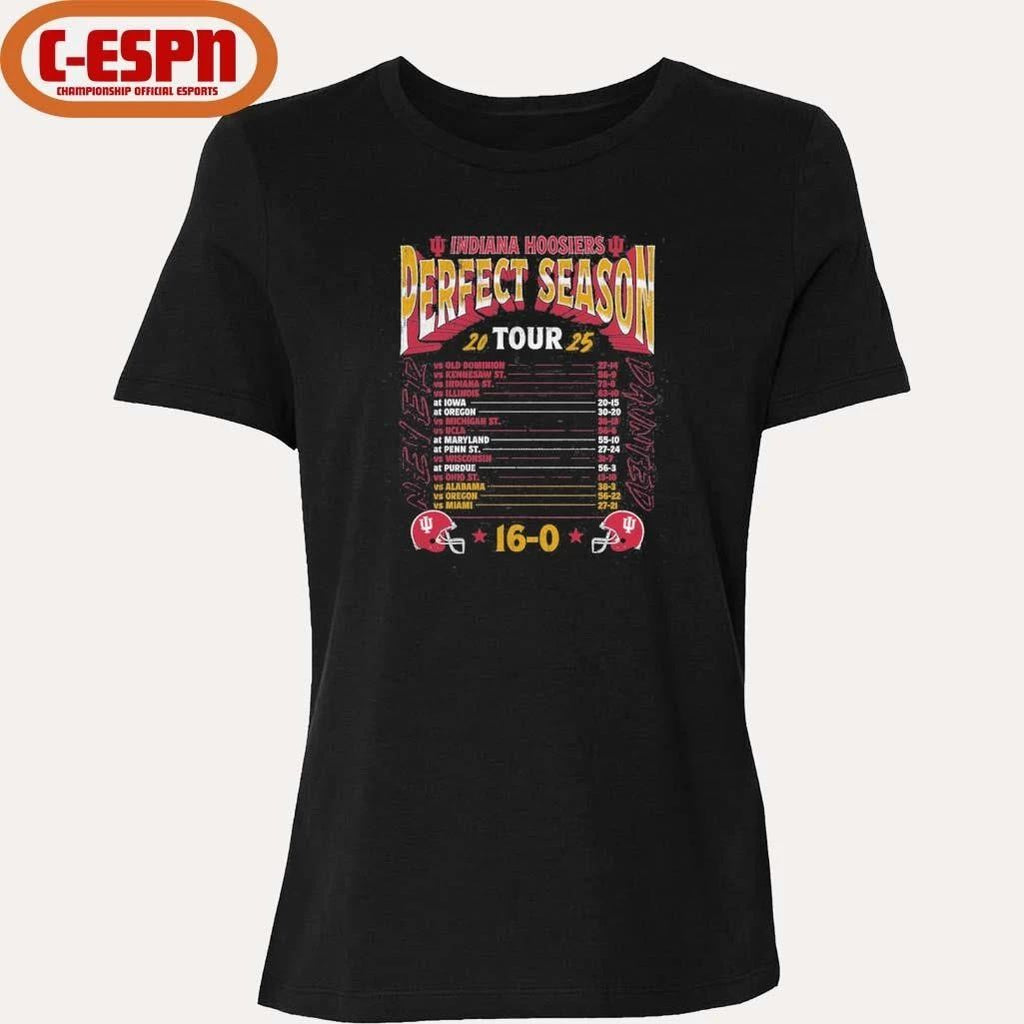 IU Football National Champions Perfect Season Tour Shirt
