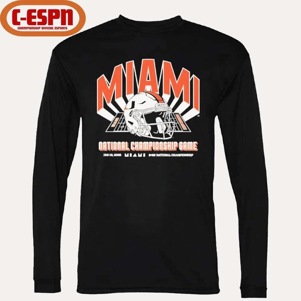 Miami 2026 CFP National Championship Game shirt