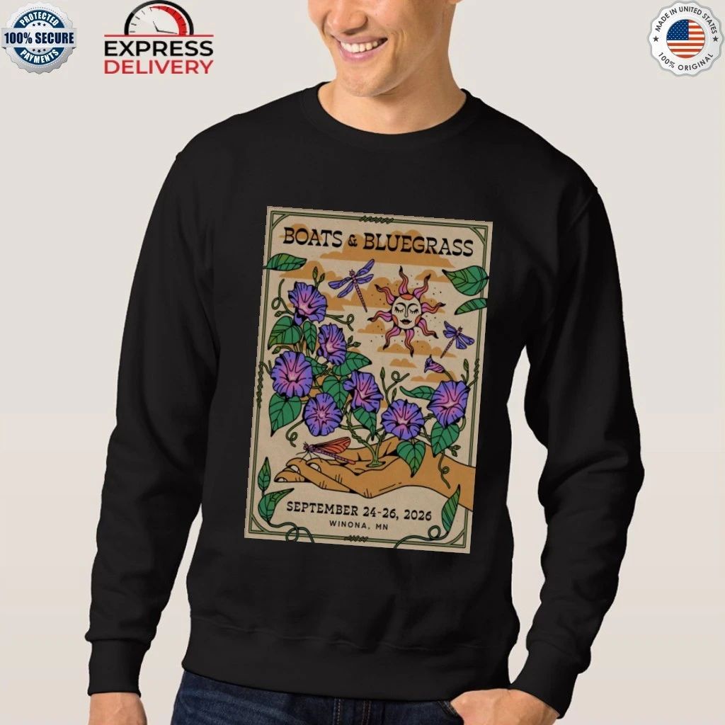 Boats And Bluegrass Festival Sept 24-26 2026 In Winona MN Shirt