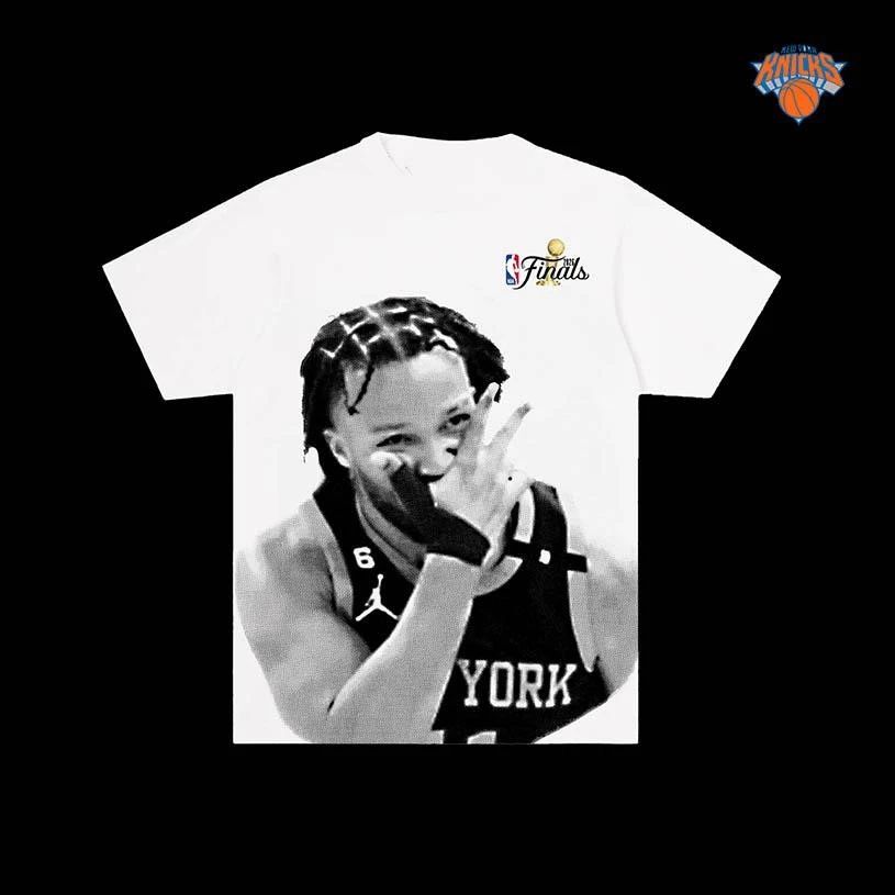 New York Knicks Jalen Brunson 3 Point Celebration NBA Finals Shirt