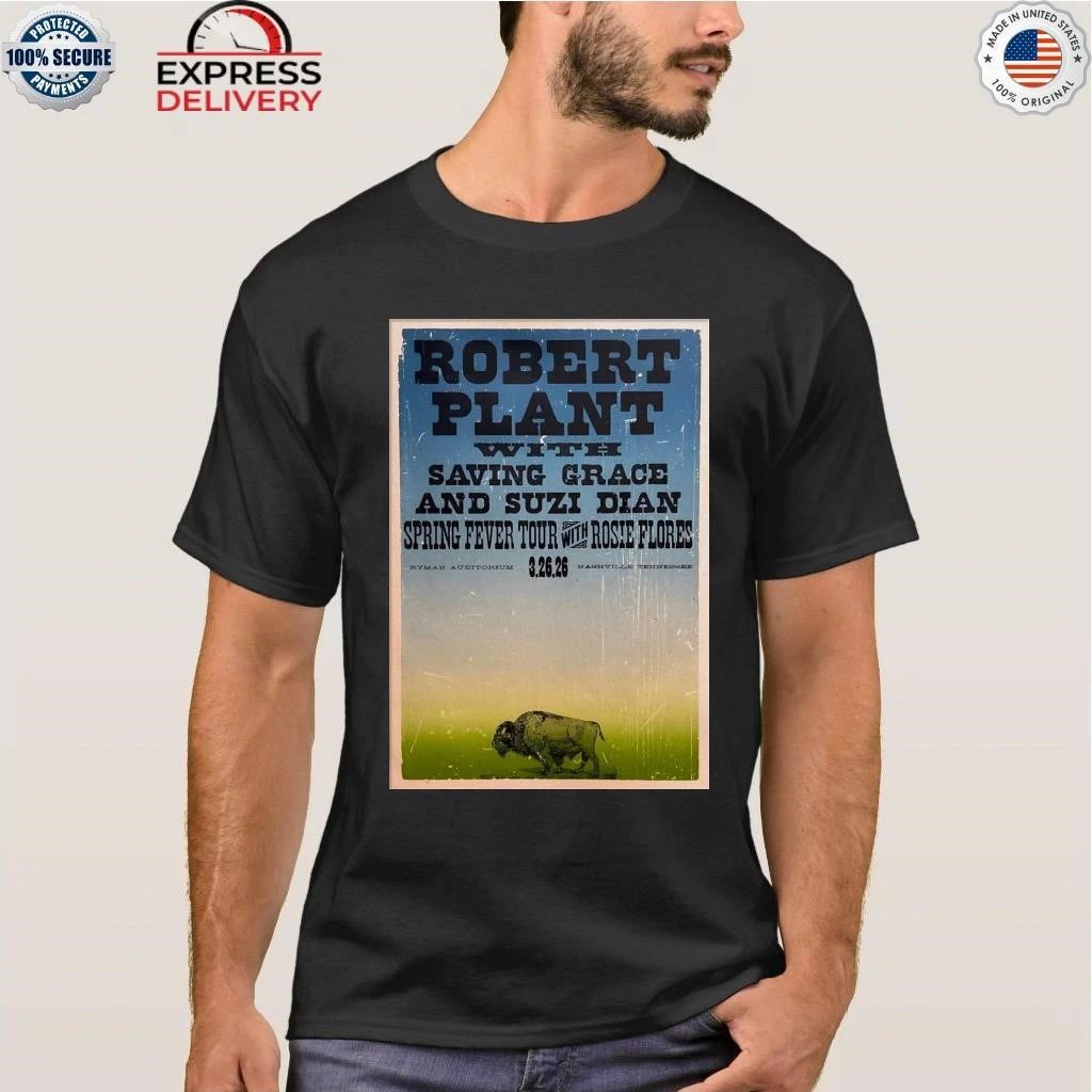 Robert Plant 3 26 2026 Nashville, TN Shirt