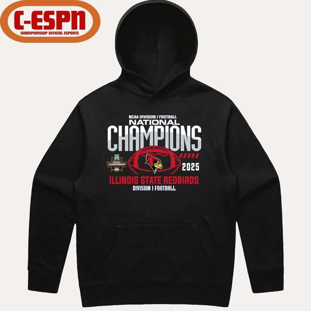 Illinois State Redbirds 2025 NCAA Division I Football National Champions T-Shirt