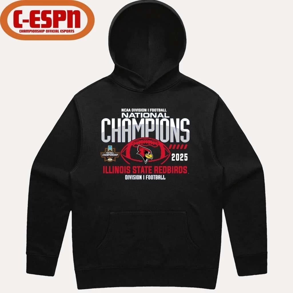 Illinois State Redbirds 2025 NCAA Division I Football National Champions T-Shirt