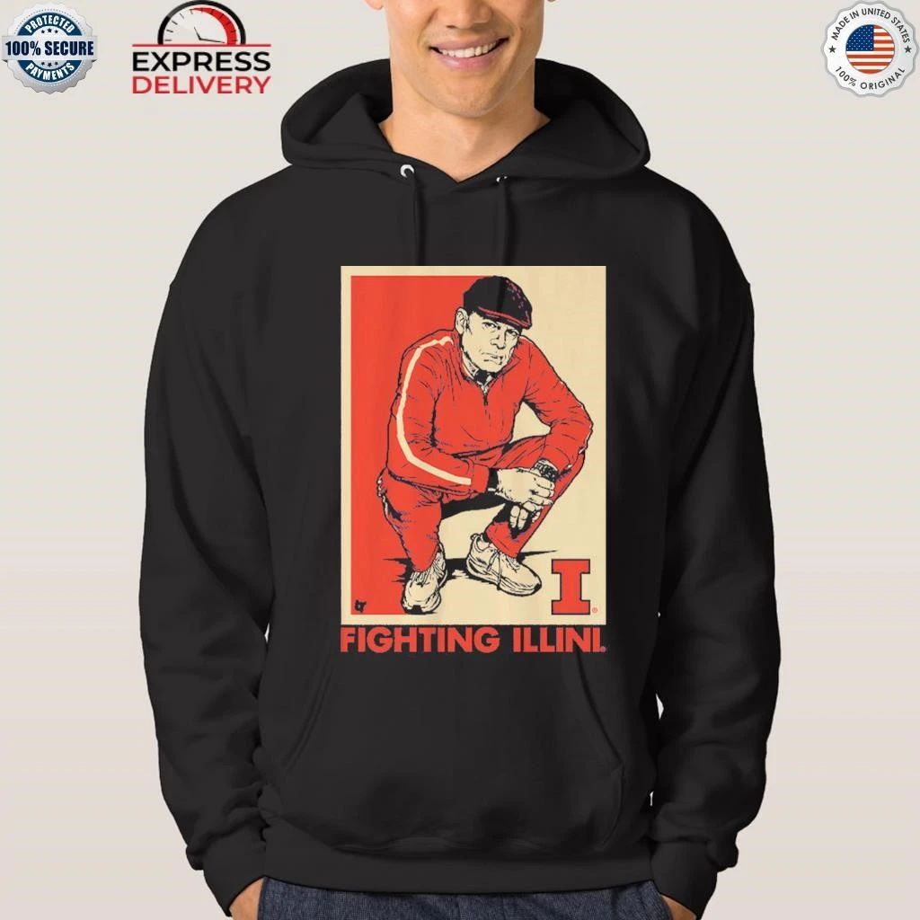 Illinois Basketball Track Suit Coach Underwood Shirt