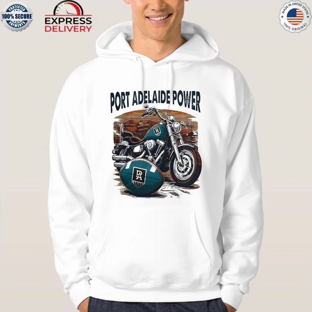 Port Adelaide Power Mix Motorcycle Cool Shirt