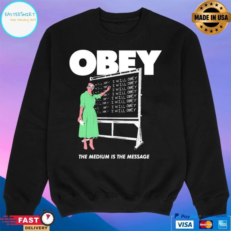 Obey The Medium Is The Message T-shirt