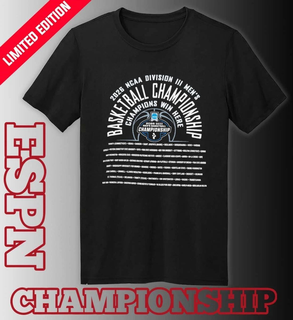1st, 2nd Rounds 2026 NCAA Division III Men’s Basketball Championship Shirt