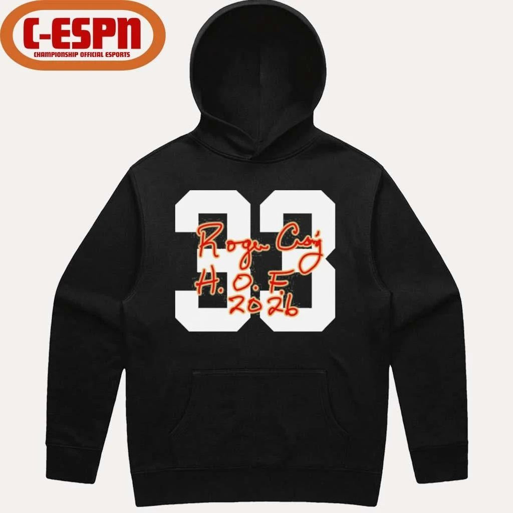33 Roger Craig 49ers Class of 2026 Elected Signature T-Shirt