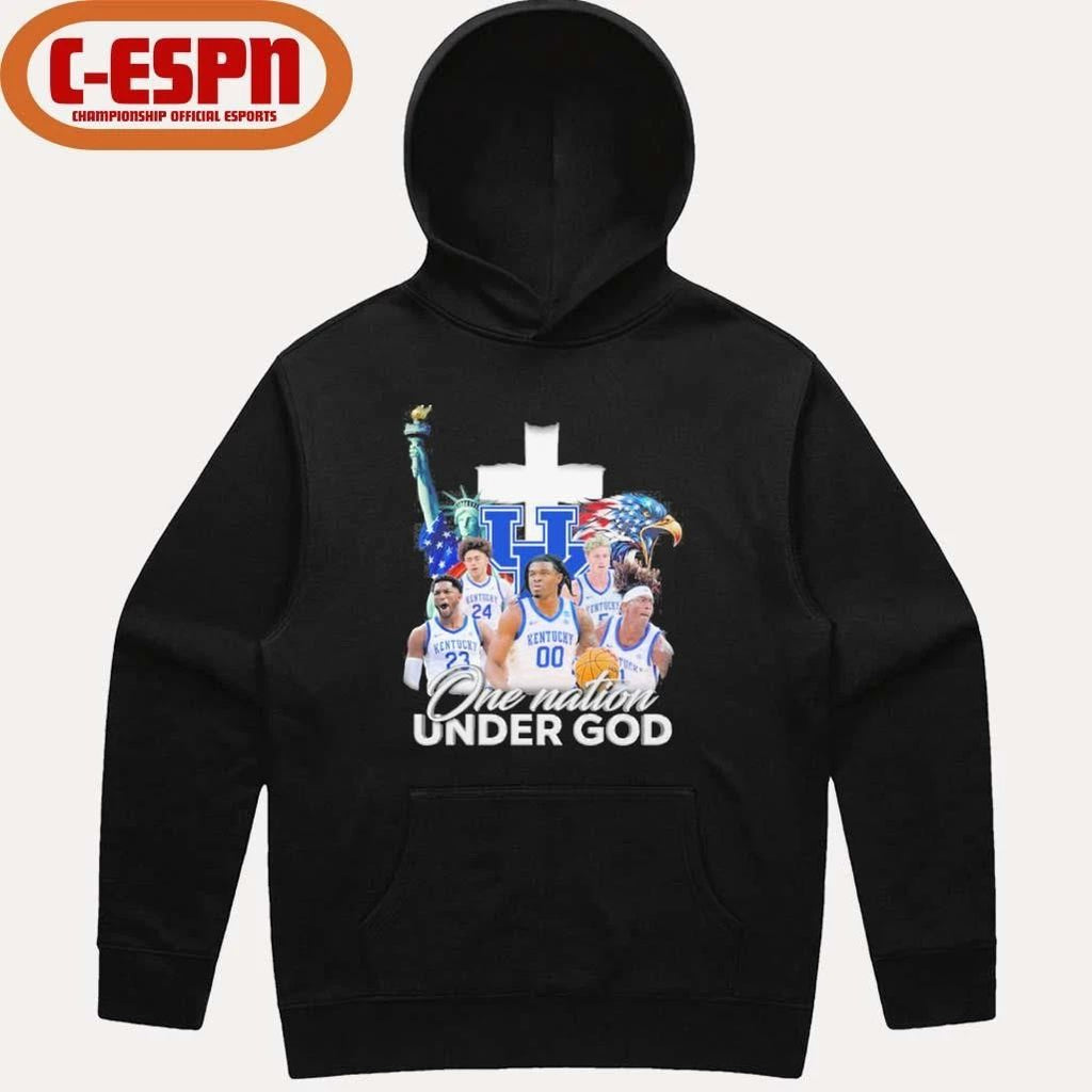 One Nation Under God Kentucky Men’s Basketball Shirt