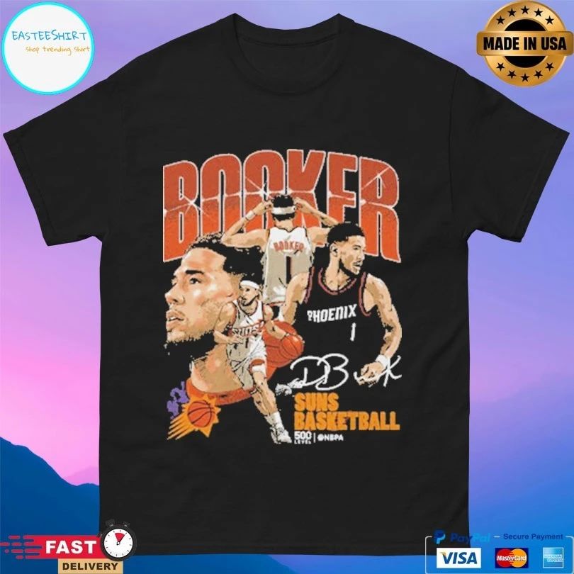 Devin Booker Phoenix Suns Basketball Collage T-shirts