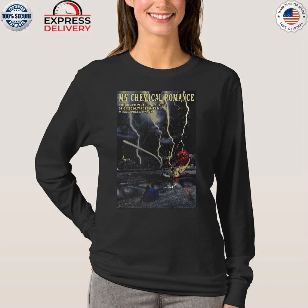 My Chemical Romance The Black Parade Tour In Minneapolis MN On Aug 24 2026 Shirt