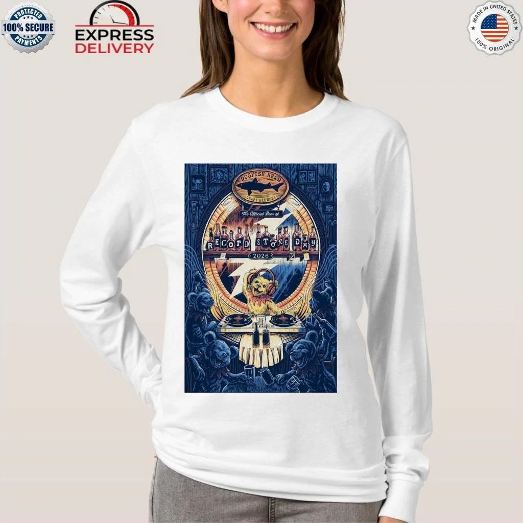 Dogfish Head and Grateful Dead 2026 Record Store Day Shirt