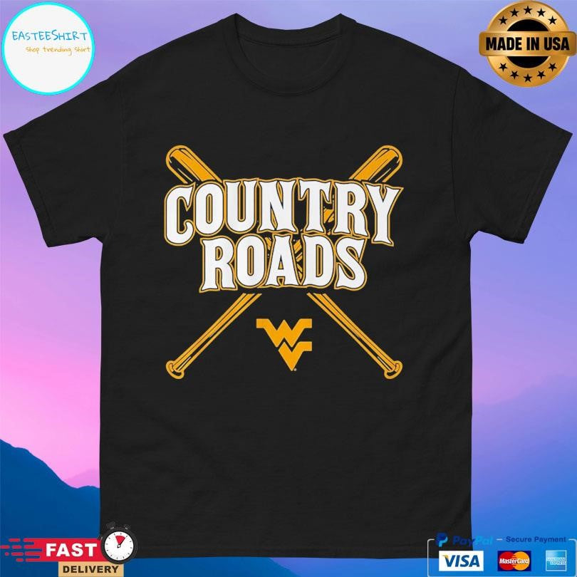 West Virginia Baseball Country Roads Shirt