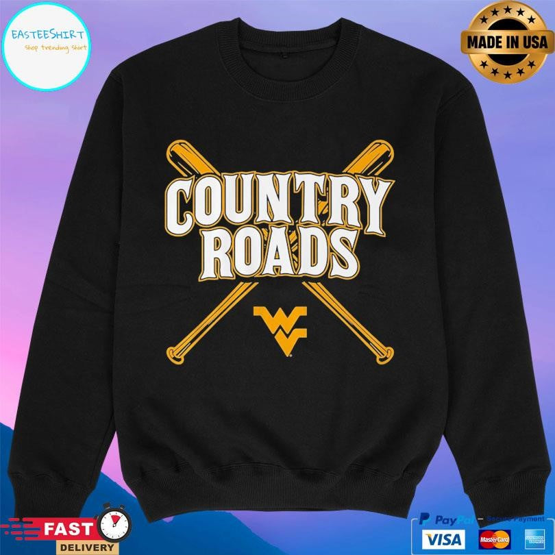 West Virginia Baseball Country Roads Shirt